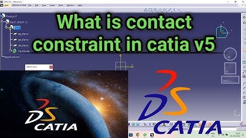 What is contact constraint in catia v5? #design #catiav5