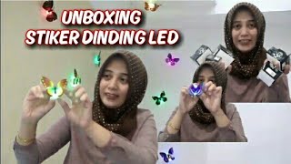 UNBOXING|Stiker Dinding LED. 