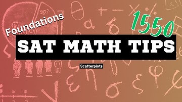 Scatterplots: SAT Math Foundations