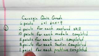 Carnegie Tutor Quiz Grades