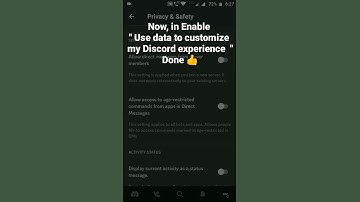 How to Enable Use data to customize my Discord experience in Discord Mobile #roduz #discord #data