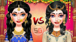 🥰 indian wedding makeup dress-up game||@StylishGamerr||girl games||indian dressup vs game 🥰🥰💕💕