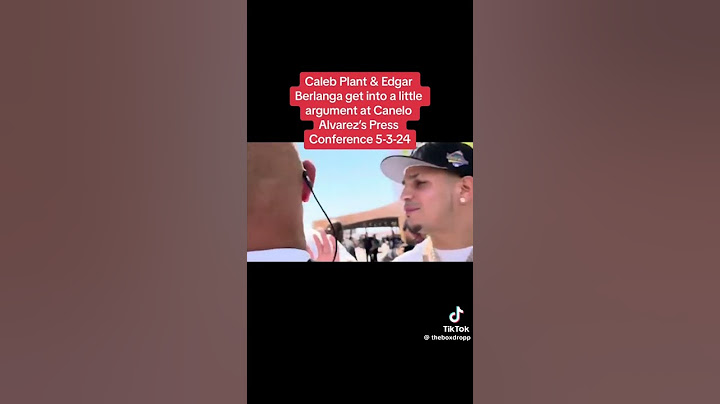 Edgar berlanga hearted argument with calebplant 😲 #boxing #caneloalvarez #youtubeshorts