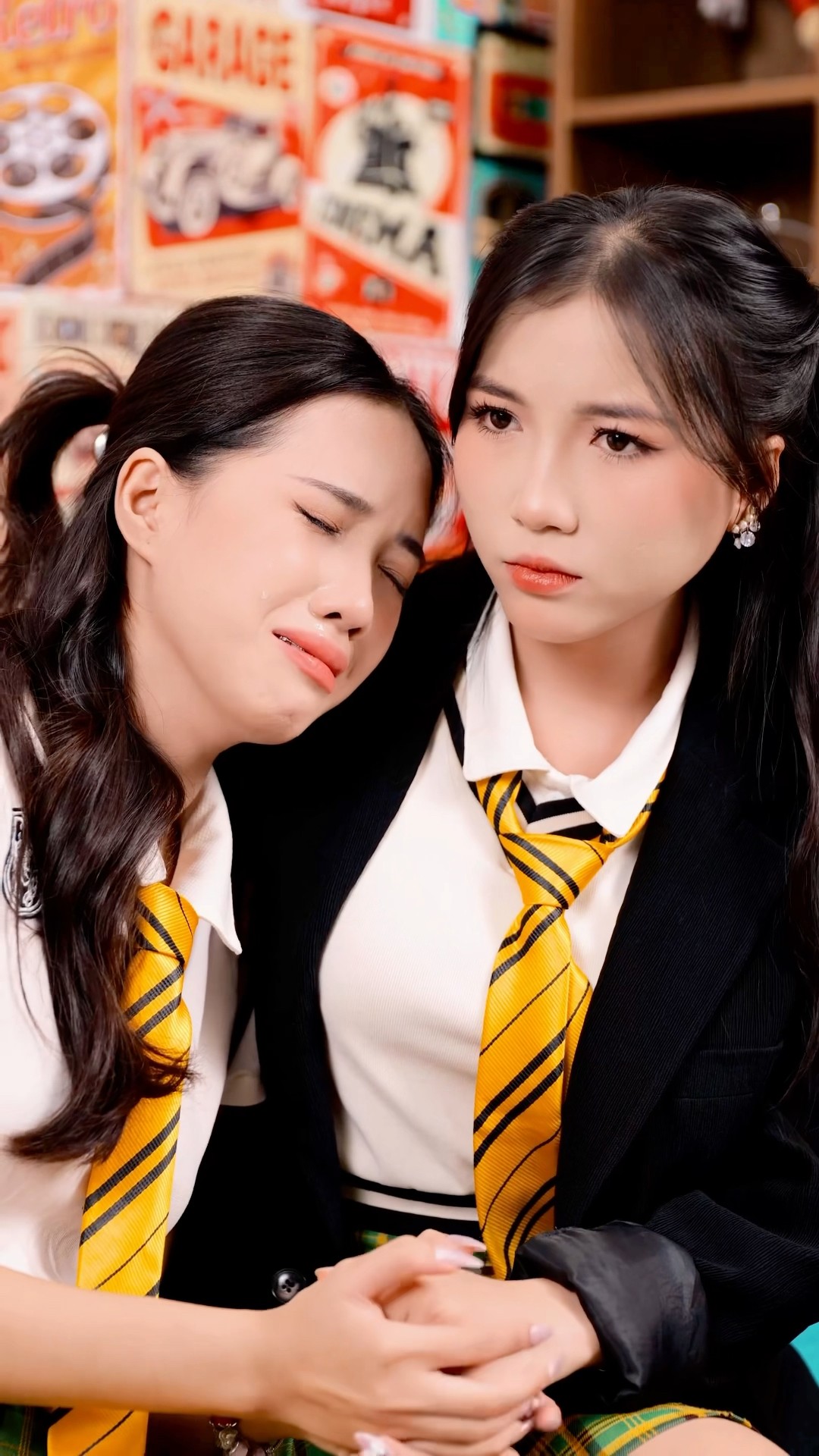 Chị gái xử lý những kẻ bắt nạt em gái mình! ❤️#pov #trending #shorts #drama