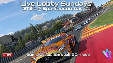🔴Automobilista 2 LIVE!  Live Lobby Sundays.  GT3