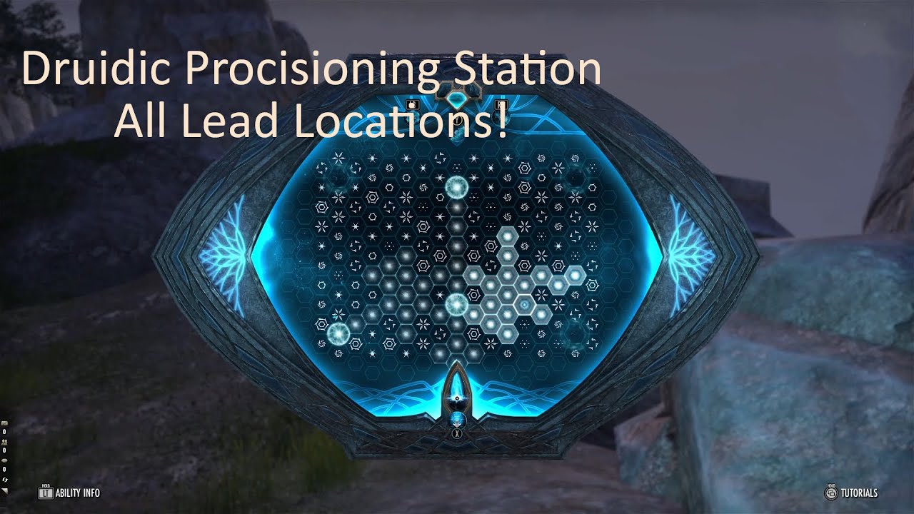 ESO - How To Find All Druidic Provisioning Station Antiquity Leads