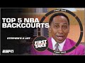 Stephen’s A-List: ANY ISSUES with the top 5 backcourts?! | First Take