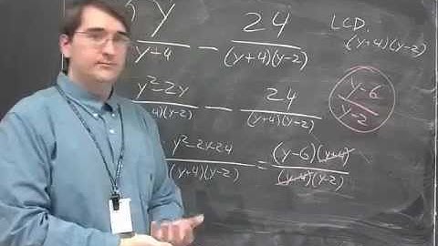 Honors Unit 10 - Video 2 - Adding and Subtracting - Binomial Denominators Part 1