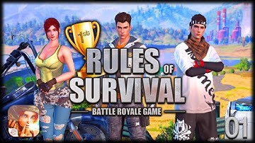Rules of Survival (Episode 1) - We Escaped the Storm and Got Our First Squad Win on Fearless Fjord