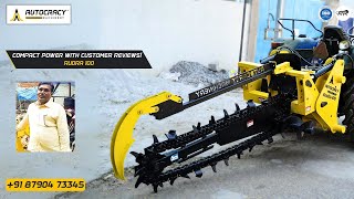 Tractor trench digger machine Rudra 100 - पाइपलाइन का गड्ढा करने की मशीन - Customer Review