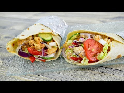 Wideo: Burrito Z Kurczakiem I Warzywami