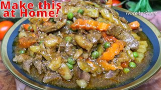 BEEF is Very Delicious❗ Easy Beef Recipe idea✅ Beef Guisado recipe My Family ask me to Cook it again