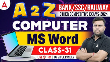 A to Z Computer for all Competitive Exams | Top 20 Repeated Questions | Computer By Vivek Pandey