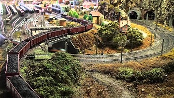 3 x SNCF BB 26000: Märklin Modelleisenbahn Anlage, Marklin Layout