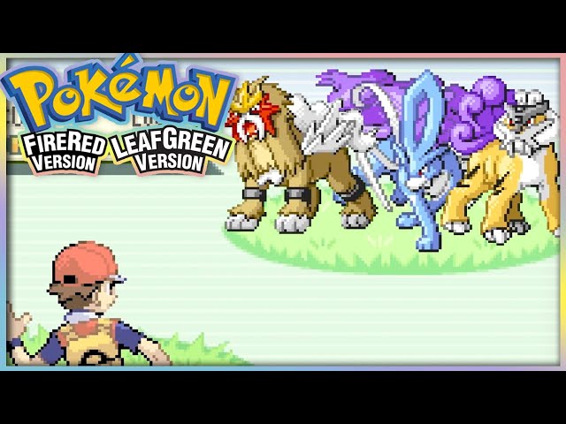 Como Capturar ENTEI SUICUNE RAIKOU #pokemon #pokemonfirered #pokemonem