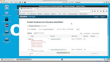 Enable Kerberos in Cloudera VM