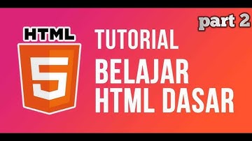 Belajar html dasar part 2. Membuat Halaman Web Statis