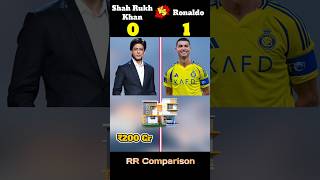 Shah Rukh Khan 🆚 Cristiano Ronaldo❓🤔 comparison video #shorts #shortvideo #viralshort #youtubeshort