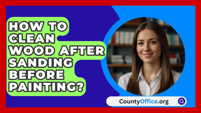 How To Clean Wood After Sanding Before Painting