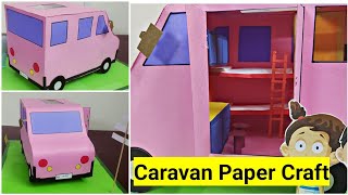 Caravan model Paper Craft