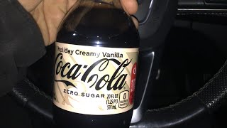 Lets Try Coca Cola Holiday Creamy Vanilla