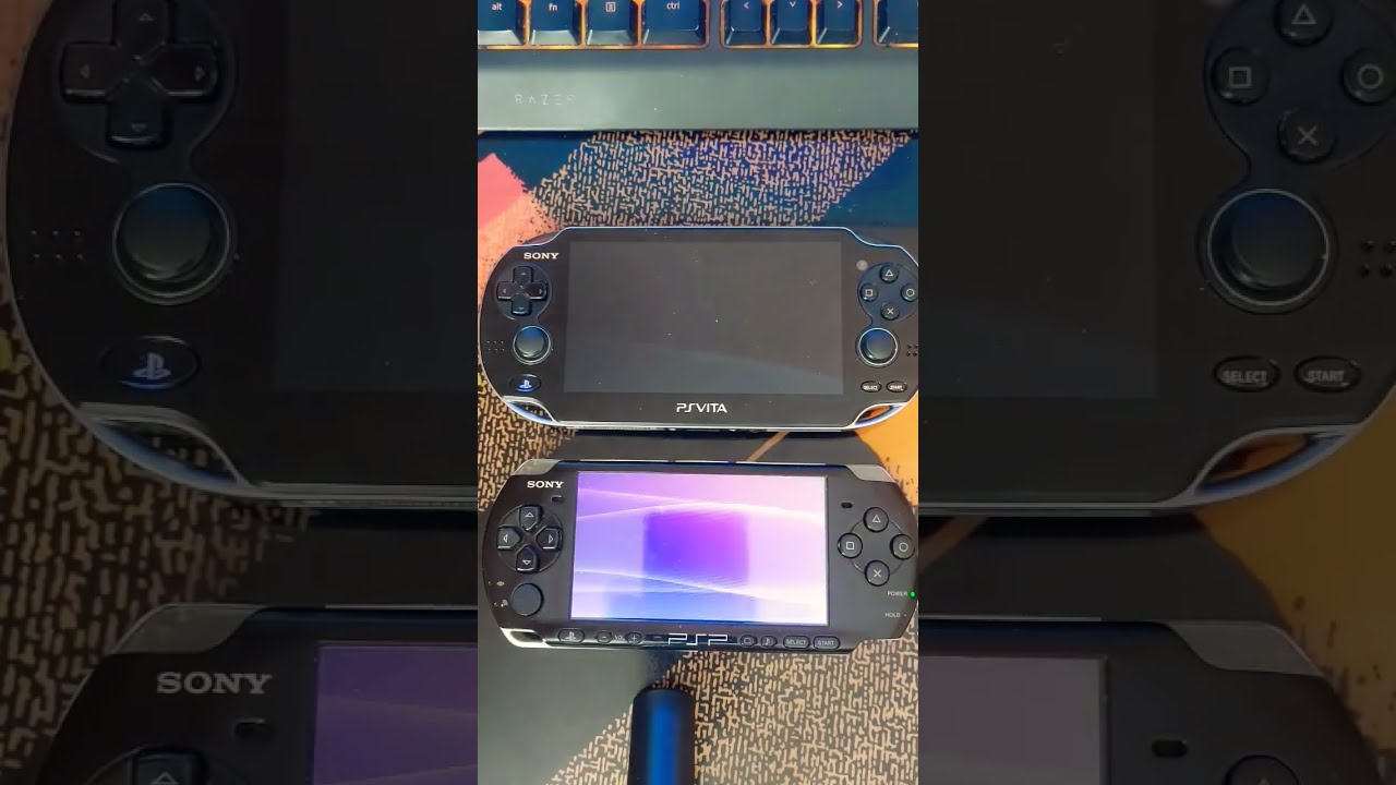 PS Vita and PSP - Speed Comparison #shorts #psp #psvita