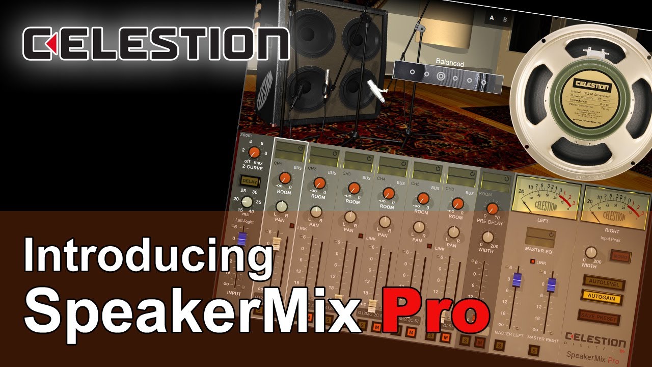 Introducing Celestion's new SpeakerMix Pro Plugin with Dynamic Speaker  Responses: the Next Generation of Digital Tone - Celestion