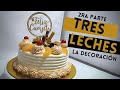 Como decorar una torta tres leches