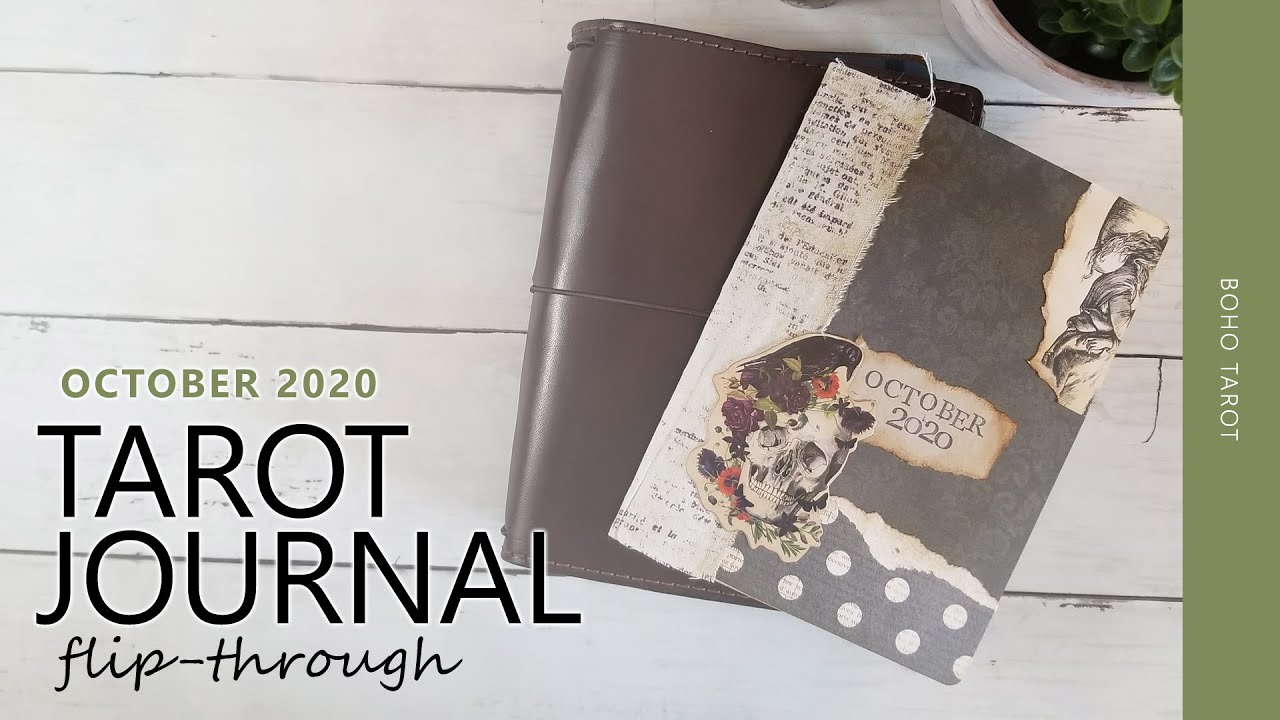 My Tarot Journal: October 2020 Pages