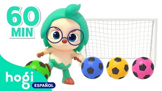 Fútbol con balones de Colores con Hogi | Aprende los Colores | Tobogán | +MIX | Hogi en español