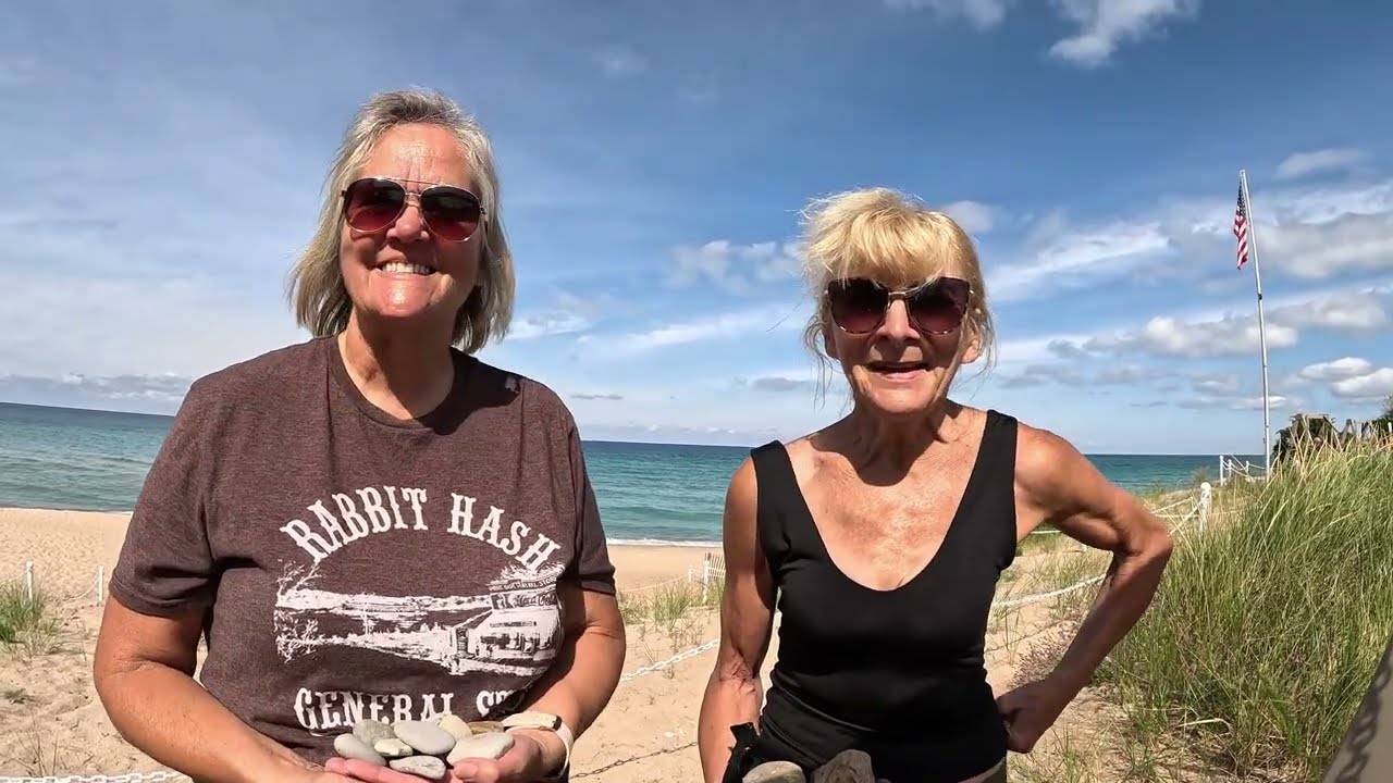Wheels on Rails Trip, Visited Little Sable Point and Point Betsie Lighthouses. Arcadia Bluffs Views