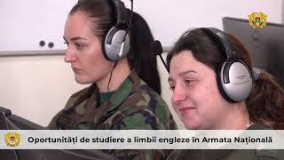 Oportunități de studiere a limbii engleze în Armata Națională