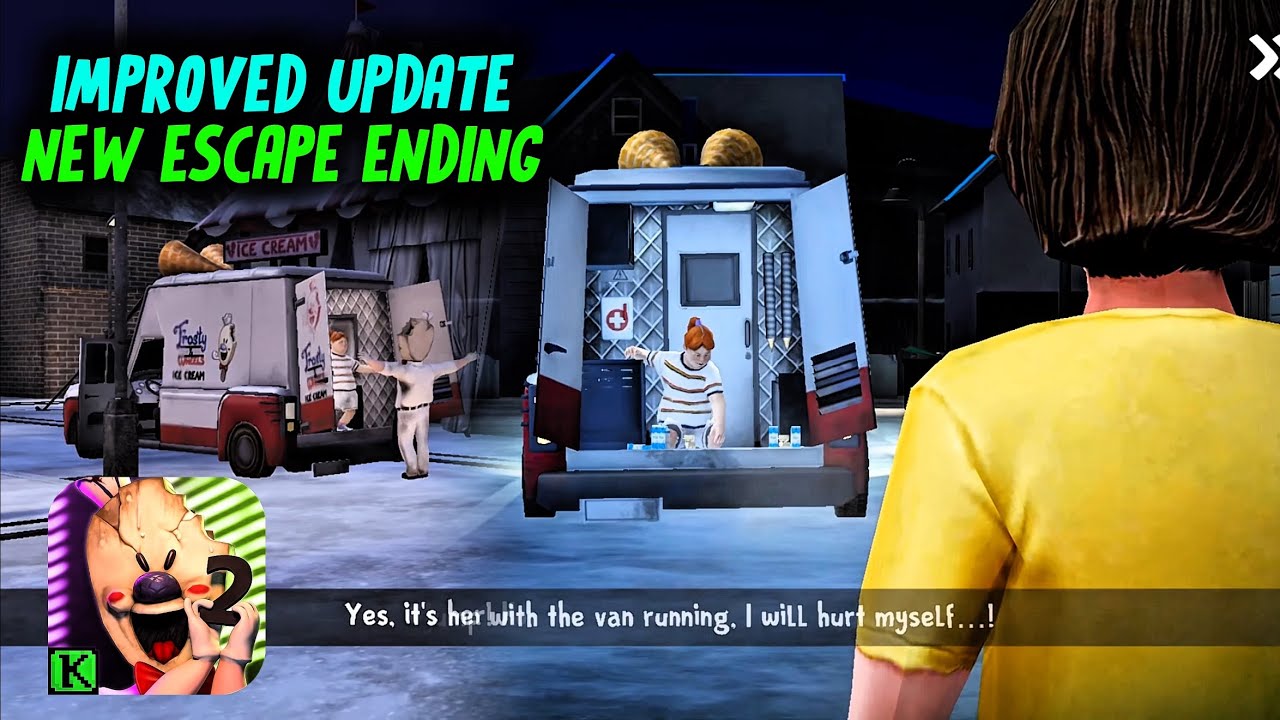 Ice Scream 2 Improved Update - NEW ESCAPE ENDING - YouTube