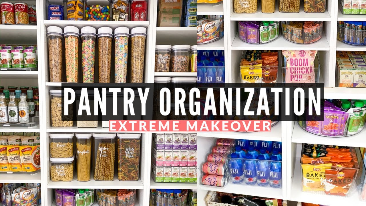 PANTRY ORGANIZATION IDEAS | Clean, Declutter and Organize With Me