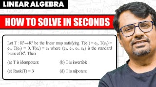 How to find Matrix of Linear Transformation ? | Quick Solutions by GP Sir
