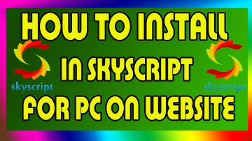 How to Install Skyitech Script Installation Step By Step IN PC