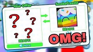 FINALLY!! 😱 I GOT A LEGIT HUGE CUPCAKE *BEST TRADE* | Pet Simulator X!