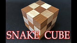 これがホントのスネークキューブ!? SNAKE CUBE 解説！　SNAKE CUBE PUZZLE Solution