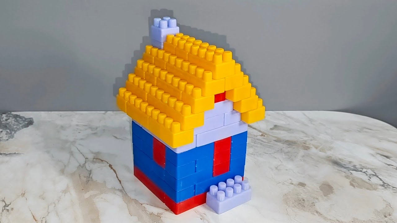 Satisfying Diy Building Blocks ASMR |How to make a building Blocks House 🏠Moc