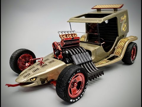 Sidewinder Custom Show Rod Pontiac Tom Daniel 1/24 Scale Model Kit