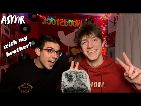 My Brother Tries ASMR!! :)