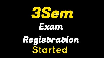 Third Sem Exam Registration Started #calicutuniversity #thirdsemester #examregistration