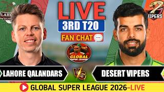 🔴 Live: Lahore Qalandars vs Desert Vipers, 3rd T20 Fan Analysis | LQ vs DV | Live Cricket Match screenshot 4