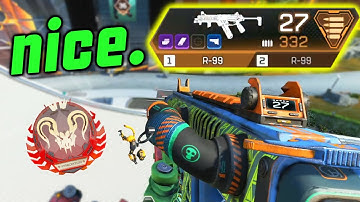Dual R99s SHREDS PREDS in Apex Legends