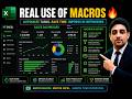 How to Use Excel Macros Practically | Real-Time Automation Explained