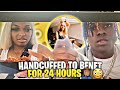 HANDCUFFED TO @Benet Nicole FOR 24 HOURS😱 | I HAD TO GO PEE😂 |