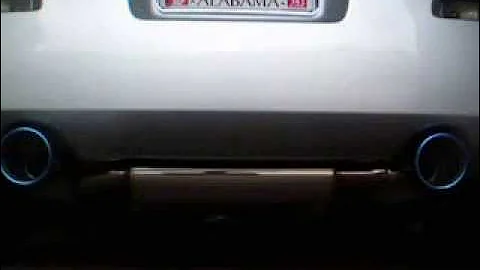 2008 350z CatBack Invidia Gemini Installed with Decibel Meter