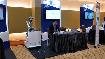 DF Zalpha AGV with UR Arm at Intel 4.0 Next gen Manufacturer Conference 2018