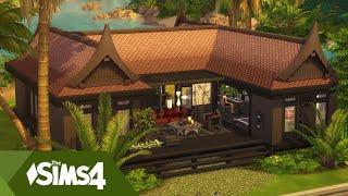 East Meets West in a Trendy Malaysian Home | The Sims 4 | Stop Motion