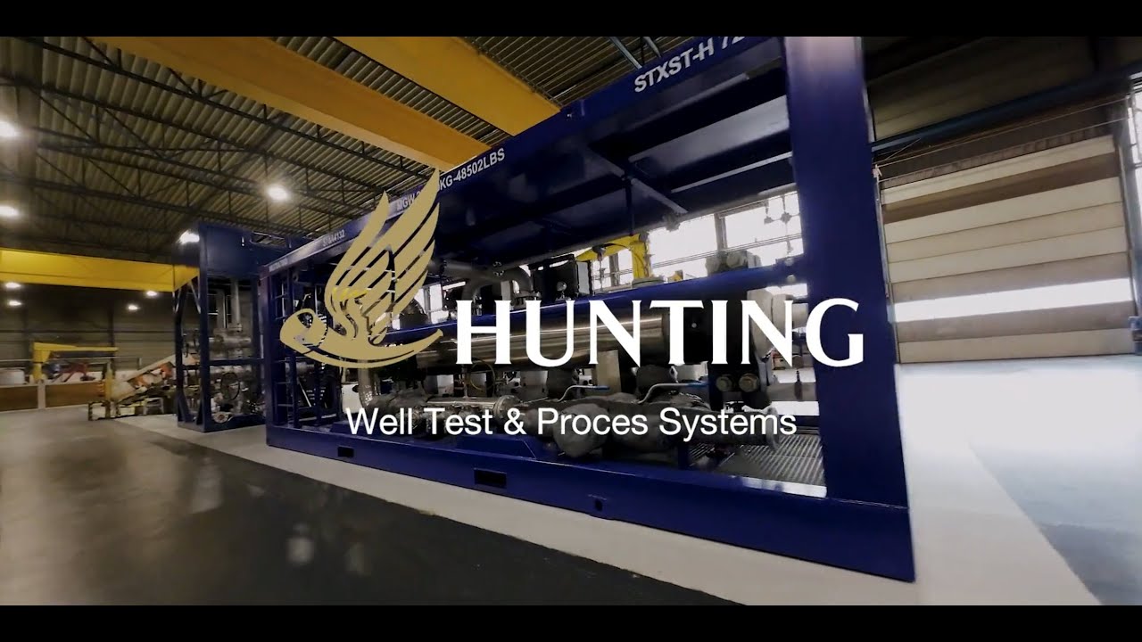 Hunting well test and process systems